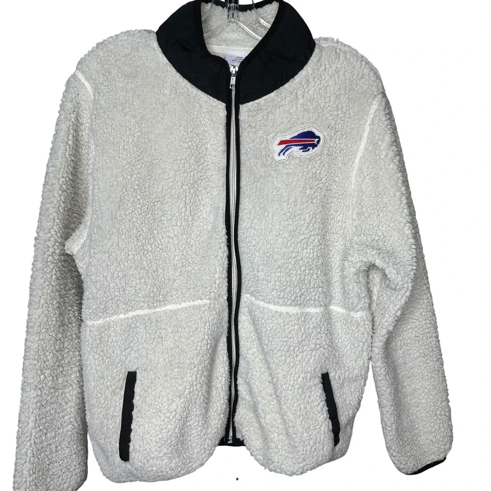 Buffalo Bills‎ NFL Teens Apparel XLarge 15/17 Cream Sherpa Jacket Out of Stock